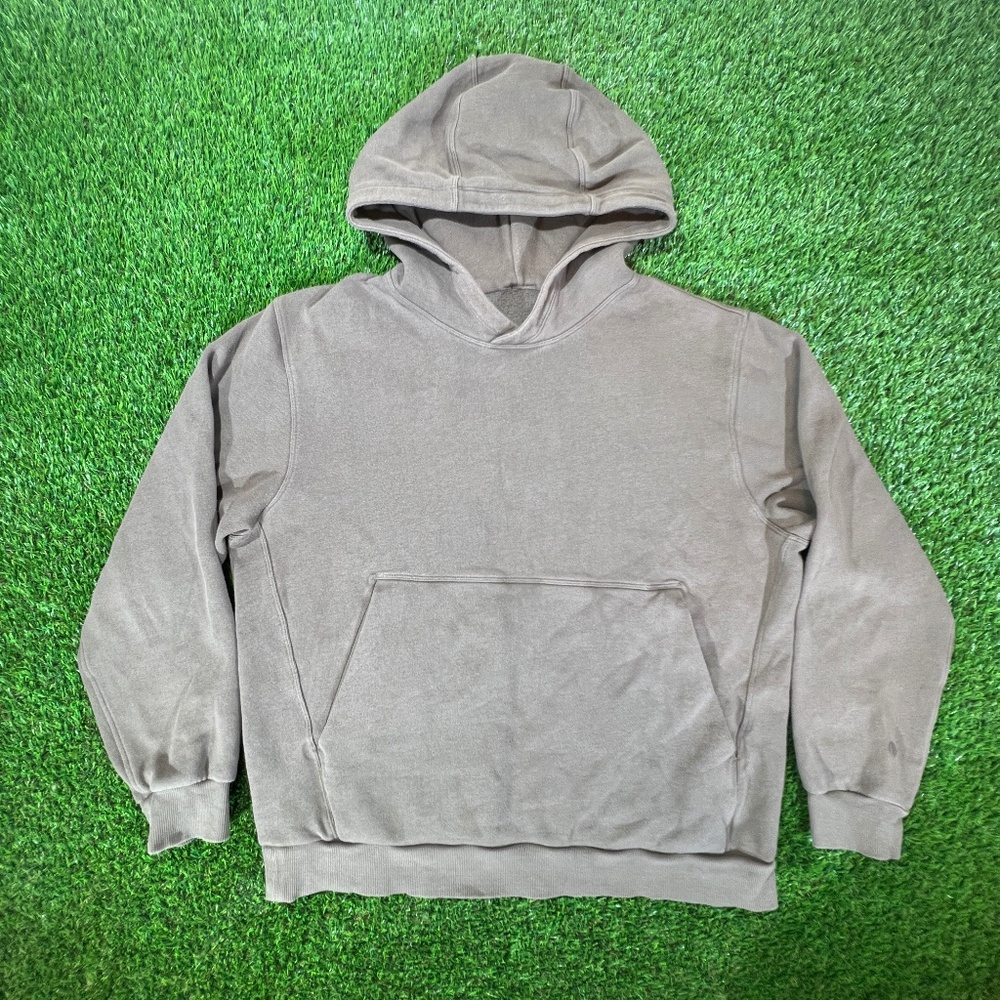 LULULEMON MENS STEADY STATE PULLOVER SWEATSHIRT HOODIE Brown SMALL S